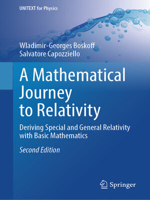 cover image of A Mathematical Journey to Relativity